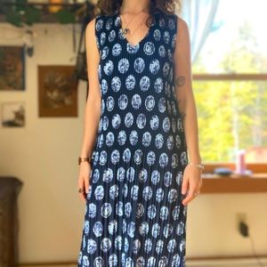 & other stories blue china maxi dress
